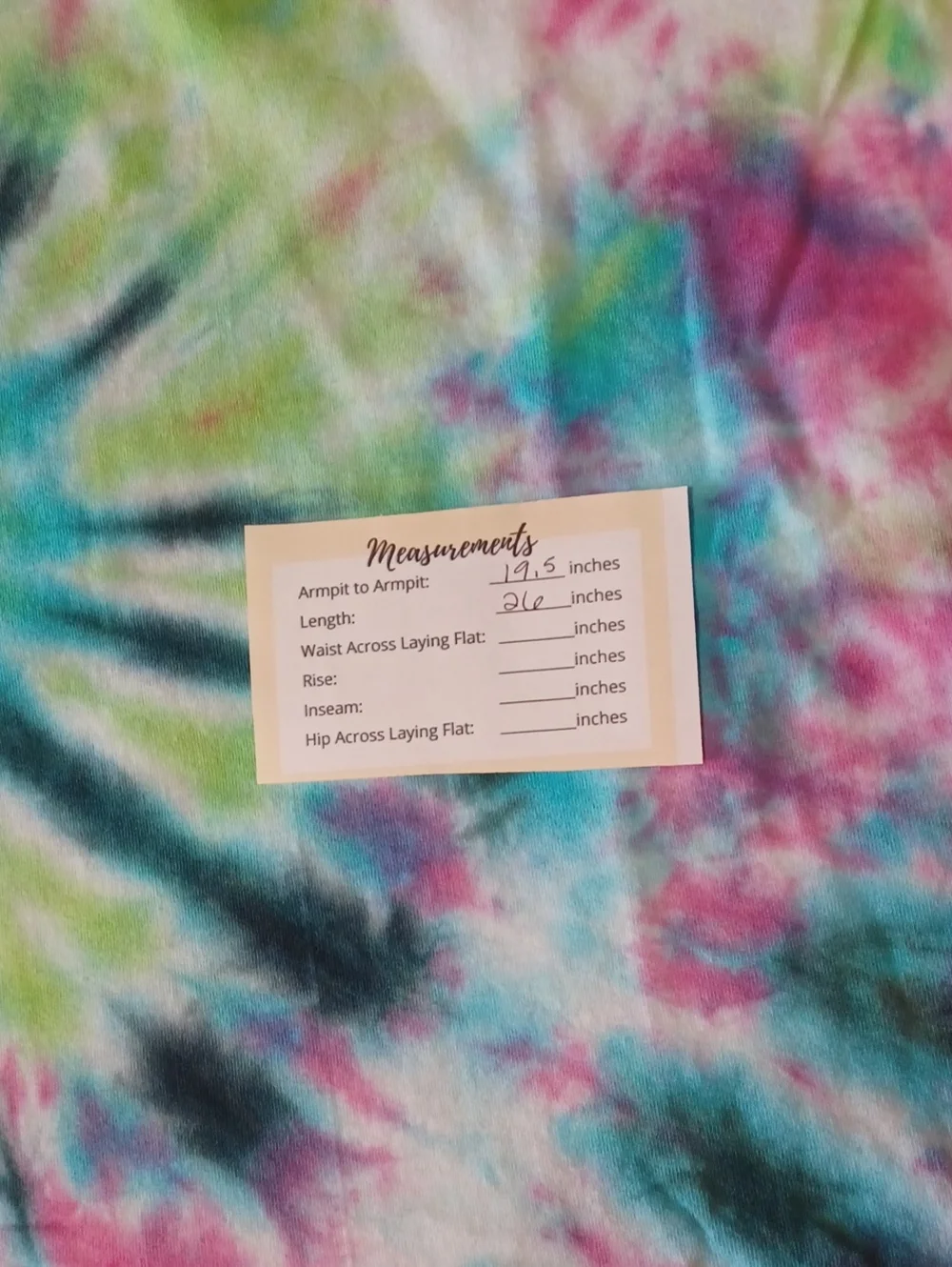 Handmade Custom Long Sleeve Spiral Tie Dye Crewneck Top Youth XL/Unisex Adult XS